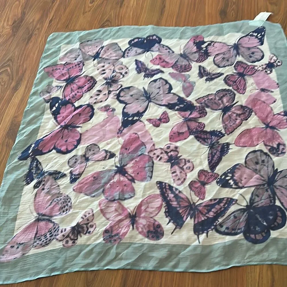 Butterfly scarf.AS IS